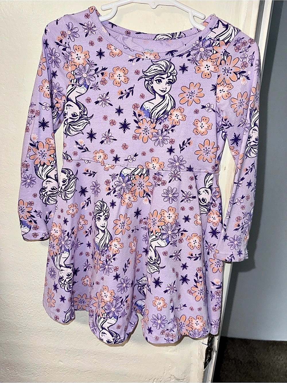 Disney Frozen Girls Floral Dress Size 3T